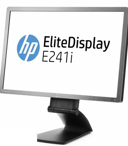 10 moniteurs HP E241i 24 » Noir/Argent 1920x1200p VGA, DVI, DP